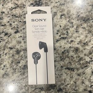 Sony Black Earbud Headphones